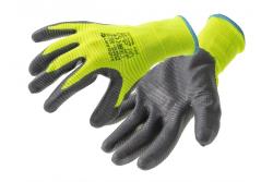 VECHTE nitrile-coated protective gloves green/dkgrey 9