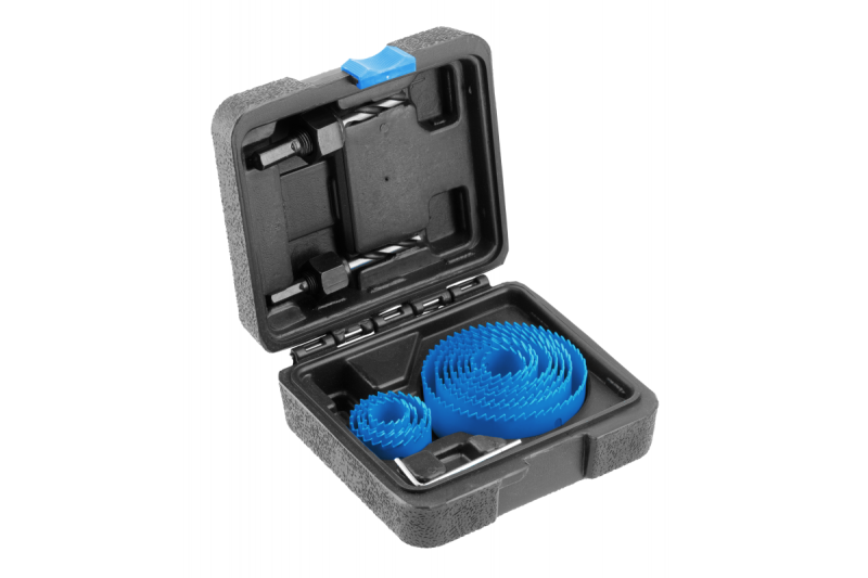 Hoegert Koolstofstalen gatenzaagset 14-delig.