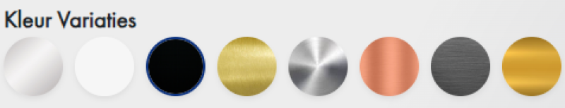 Waterevolution Flow thermostatische drie-weg douchemengkraan met hoofddouche en ronde handdouche koper T131TNRCPE