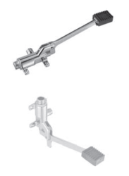 PB Pedal Line Voetpedaal chroom voor Vloer of Wandmontage 1208969729