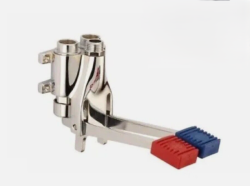 PB Pedal Line Dubbelle Voetpedaal Mengkraan chroom voor Wandmontage 1208969759