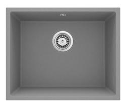 GraniteMy Universal Granieten Grijs Spoelbak 50x40 cm Opbouw, Onderbouw en Vlakinbouw met RVS Plug 1208970745