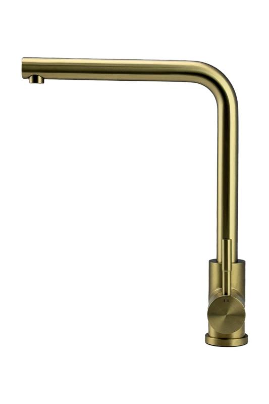 Pure.Sink Prestige  Combinatieset Gouden spoelbak 50x40 cm met Gouden Keukenkraan 1208970764