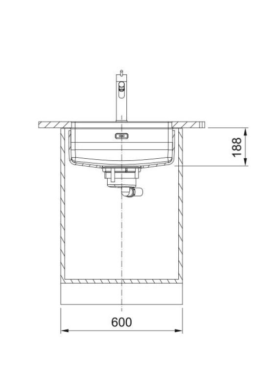 Franke Maris Quiet MQX 110.50 RVS Spoelbak 50x40 cm Onderbouw 122.0694.477