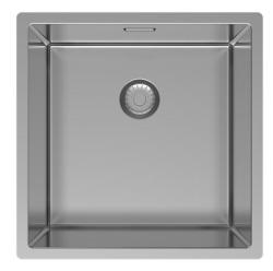 Pure.Sink Exclusivo RVS spoelbak 40x40 cm 10mm radius onderbouw, vlakbouw en opbouw PEX4040-02