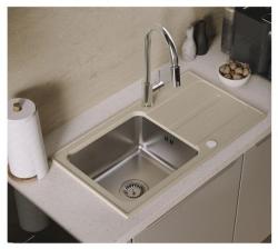 Quadri Viora Keukenmengkraan Chroom 3-weg met een extra aansluiting voor gefilterd water 1208971405