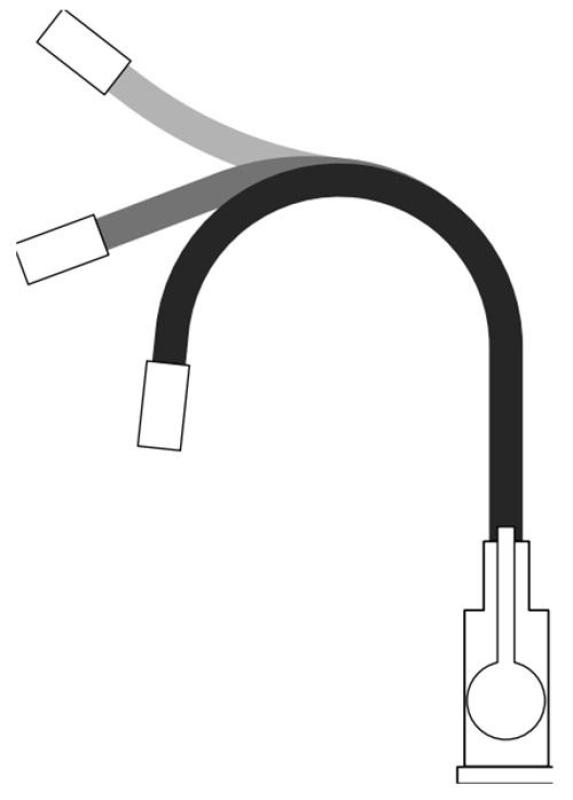 Quadri Bristol keukenmengkraan goud met flexibele witte uitloop 1208971408