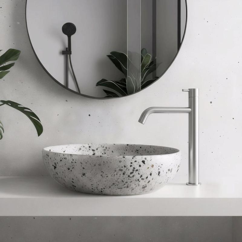 MURO TUA hoge wastafelkraan voor waskommen chroom M1.A2.CR